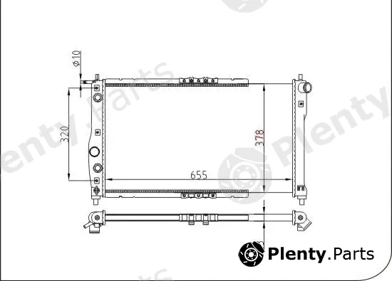 TQ TQ-YMLR247 — Radiator, engine cooling HLADNJAK