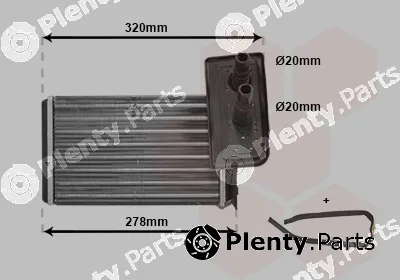 TQ TQ-43006099 — Heat Exchanger, interior heating HLADNJAK GR.RENAULT KANGOO TQ-43006099 98-08 12/14/DSL