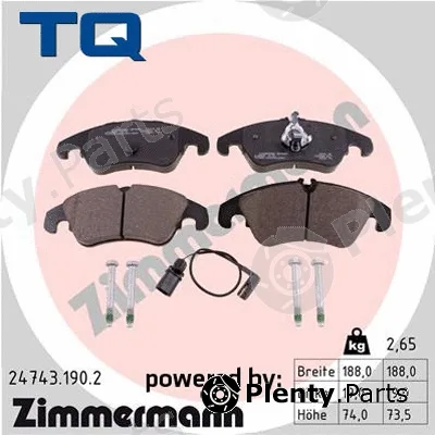 TQ TQ-BP0876 — Brake Pad Set, disc brake DISK PLOČICE