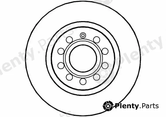 TQ TQ-DP056 — Brake Disc DISK PLOČA VW TQ-DP056 PR.GOLF 1.4FSI 03 -> D280/22