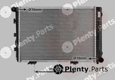 TQ TQ-30002067 — Radiator, engine cooling HLADNJAK MB 124 TQ-30002067 200D/250D -AC -93