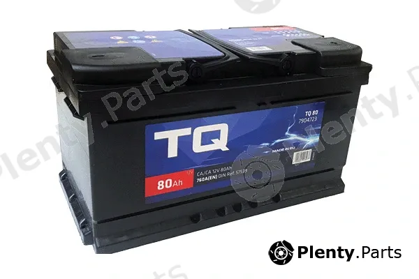 TQ 58008 — Starter Battery AKUMULATOR TQ 80AH D+ 7904723 315X175X175 (760A)