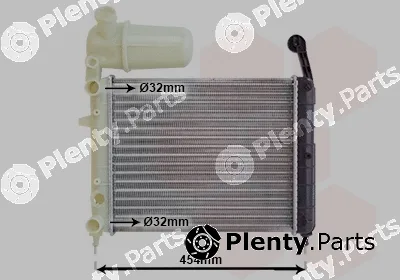 TQ TQ-17002100 — Radiator, engine cooling HLADNJAK FIAT TIPO 17002100 11FIRE S POSUDOM