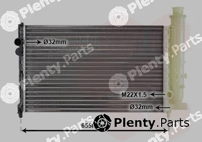 TQ TQ-09002011 — Radiator, engine cooling HLADNJAK CITROEN BX 09002011 15/16/19/19GTI