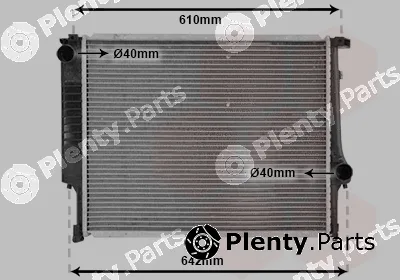 TQ TQ-06002096 — Radiator, engine cooling HLADNJAK BMW 3 E30 TQ-06002096 324D/324TD/320+AC