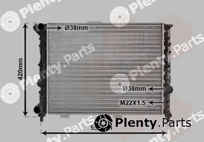 TQ TQ-01002069 — Radiator, engine cooling HLADNJAK ALFA 156 TQ-01002069 16/18/20 -AC