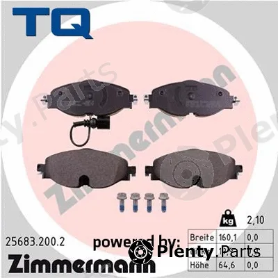 TQ TQ-BP0998 — Brake Pad Set, disc brake DISK PL VW TQ-BP0998 PR. GOLF VII,OCTAVIA 2.0TDI 12->