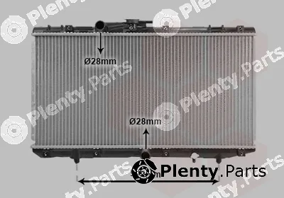 TQ TQ-53002149 — Radiator, engine cooling HLADNJAK TOYOTA STARLET TO2149 89-96 15D +/-AC