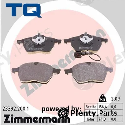 TQ TQ-BP0449 — Brake Pad Set, disc brake DISK PLOČICE