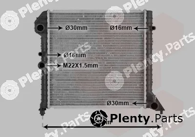 TQ TQ-59002056 — Radiator, engine cooling HLADNJAK VOLVO 440/460 TQ-59002056 17/18/20 -AC ;480