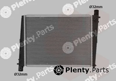 TQ TQ-59002127 — Radiator, engine cooling HLADNJAK VOLVO S40/V40 65560A 99-01 19TDI +/-AC