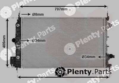 TQ TQ-37002388 — Radiator, engine cooling HLADNJAK