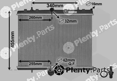 TQ TQ-40002314 — Radiator, engine cooling HLADNJAK