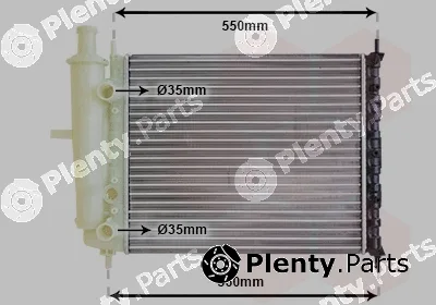 TQ TQ-17002159 — Radiator, engine cooling HLADNJAK FIAT BRAVO/A TQ-17002159 -98 14/16/18 -AC ;MAREA