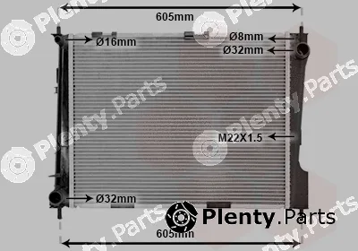 TQ TQ-43002371 — Radiator, engine cooling HLADNJAK RENAULT CLIO TQ-43002371 05- 12/14/16/15DCI ,MODUS