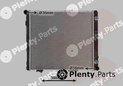 TQ TQ-30002068 — Radiator, engine cooling HLADNJAK MB 124 TQ-30002164 90-93 200D/250D AUTO/MAN +/-AC