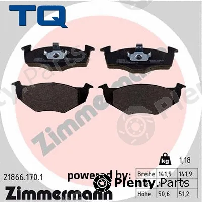 TQ TQ-BP0026 — Brake Pad Set, disc brake DISK PL VW TQ-BP0026 POLO 1.9D 99-01