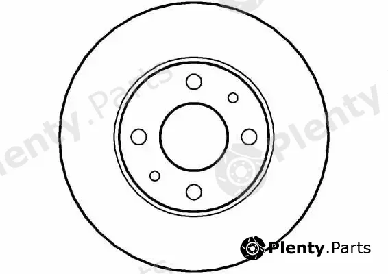 TQ TQ-DP001 — Brake Disc DISK PLOČA FIAT TQ-DP001 PR.PUNTO 1.2 ->99 D240/11