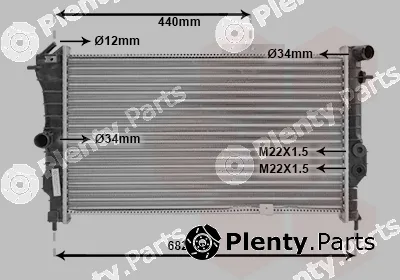 TQ TQ-37002173 — Radiator, engine cooling HLADNJAK