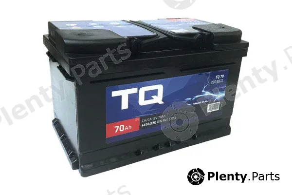 TQ 57058 — Starter Battery AKUMULATOR TQ 70AH D+ 7903872 278X175X175 (580A)