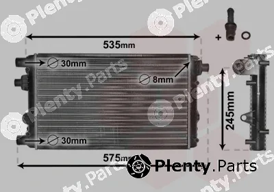 TQ TQ-17002239 — Radiator, engine cooling HLADNJAK FIAT SEICENTO TQ-17002239 98- 11MPI