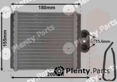 TQ TQ-52006093 — Heat Exchanger, interior heating HLADNJAK GR.SUZUKI VITARA TQ-52006093 88-99
