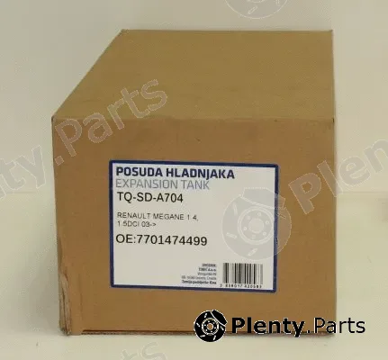 TQ TQ-SD-A704 — Expansion Tank, coolant POSUDA HL.RENAULT MEGANE 02-09 14/15DCI TQ-SD-A704