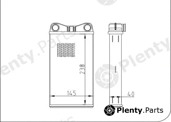 TQ TQ-YMLBH150 — Heat Exchanger, interior heating HLADNJAK GR.AUDI A4 TQ-YMLBH150 01-07 ;EXEO