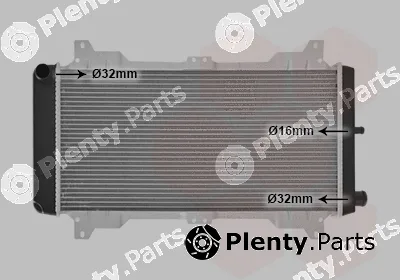 TQ TQ-18002047 — Radiator, engine cooling HLADNJAK FORD ESCORT 18002047 3 80-86 11/13/16/16D
