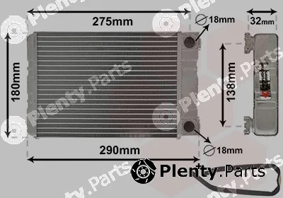 TQ TQ-30006312 — Heat Exchanger, interior heating HLADNJAK GR.MB 203 TQ-30006312 C SVI ;W209/W230