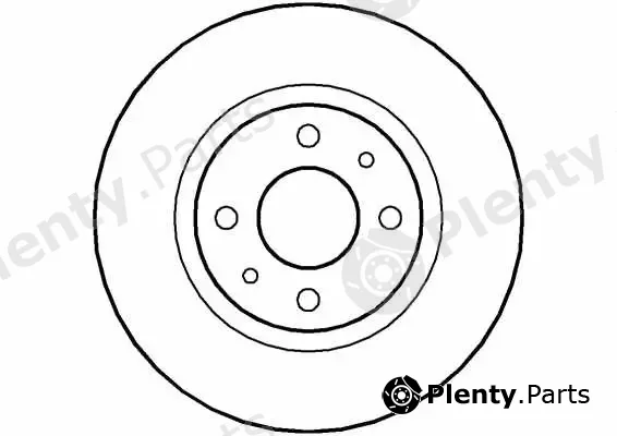 TQ TQ-DP044 — Brake Disc DISK PLOČA FIAT TQ-DP044 PR.TIPO 1.4IE ->95 D257/12