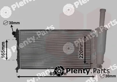 TQ TQ-17002218 — Radiator, engine cooling HLADNJAK FIAT PUNTO TQ-17002218 99-02 12 +/-AC VALEO SISTEM