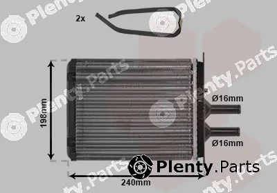TQ TQ-17006193 — Heat Exchanger, interior heating HLADNJAK GR.FIAT PUNTO 17006193 93-99 VALEO SISTEM