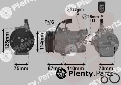 TQ TQ-5801K705 — Compressor, air conditioning KOMPRESOR KLIME VW TQ-5801K705 UP,CITIGO,MII 12-
