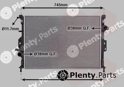 TQ TQ-18002424 — Radiator, engine cooling HLADNJAK