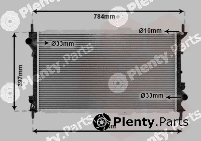 TQ TQ-18002381 — Radiator, engine cooling HLADNJAK FORD TRANSIT CONNECT 62156A 18DI/18 -AC