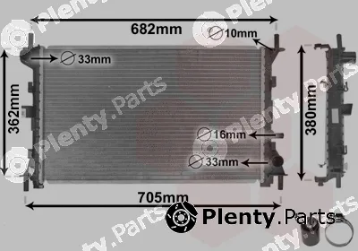 TQ TQ-18002264 — Radiator, engine cooling HLADNJAK FORD FOCUS TQ-18002264 98-04 14/16/18 +AC