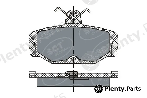 SCT - Mannol SP161PR — Brake Pad Set, disc brake