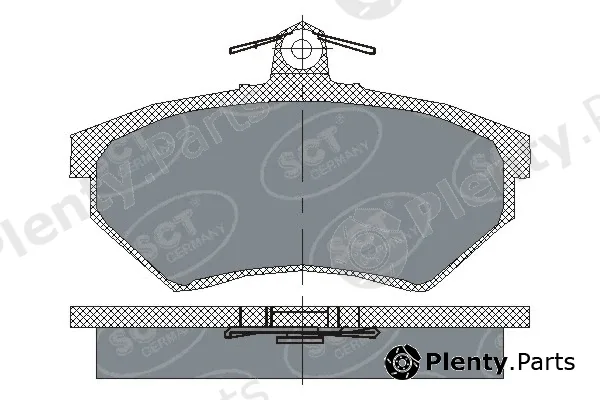 SCT - Mannol SP110PR — Brake Pad Set, disc brake