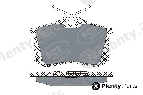 SCT - Mannol SP113PR — Brake Pad Set, disc brake