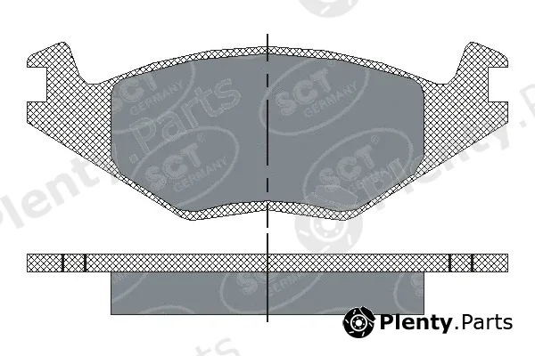SCT - Mannol SP116PR — Brake Pad Set, disc brake
