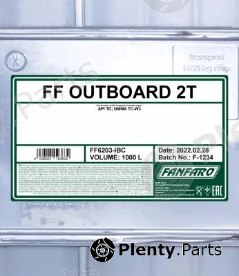 SCT - Mannol FF6203-IBC — Engine Oil FANFARO Outboard 2T
