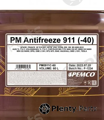 SCT - Mannol PM0911C-60 — Antifreeze PEMCO PM Antifreeze 911