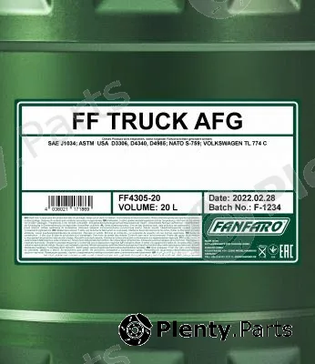 SCT - Mannol FF4305-20 — Antifreeze FANFARO TRUCK AFG