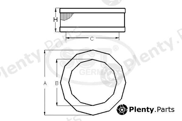 SCT - Mannol SB2026 — Air Filter