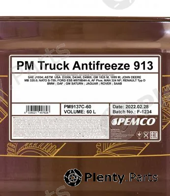 SCT - Mannol PM9137C-60 — Antifreeze PEMCO PM Truck Antifreeze 913