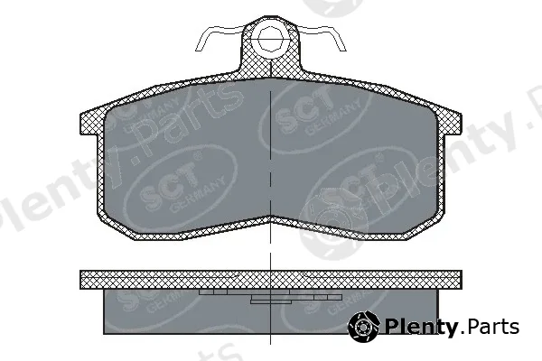 SCT - Mannol SP101PR — Brake Pad Set, disc brake