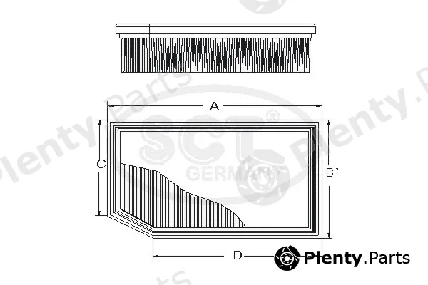 SCT - Mannol SB2387 — Air Filter