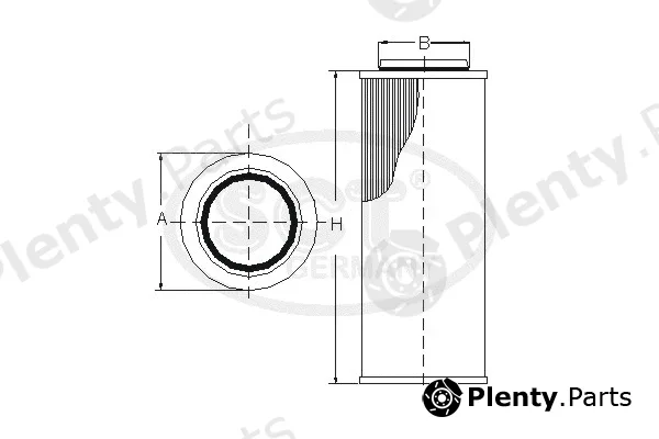 SCT - Mannol SH4012 — Filter, operating hydraulics