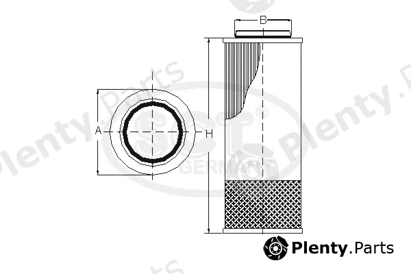SCT - Mannol SH4014 — Filter, operating hydraulics